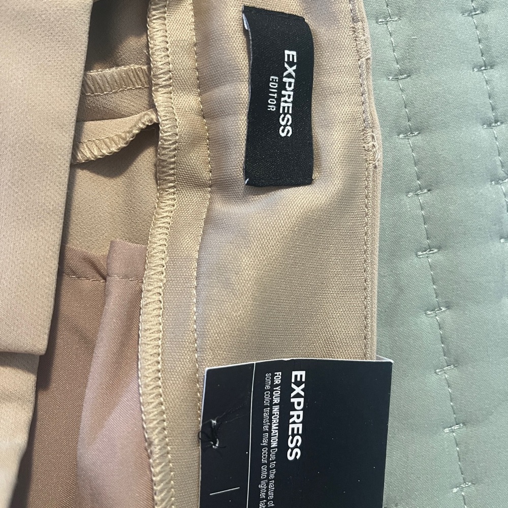 Express Boot Low Rise Chinos - Tan - Picture 6 of 15